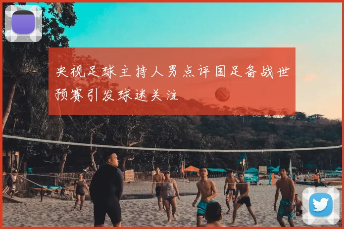 央视足球主持人男点评国足备战世预赛引发球迷关注